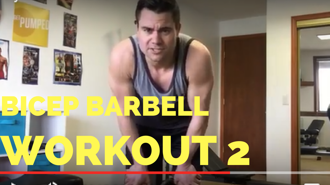 bicep barbell workout revised type 2