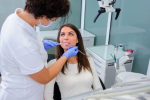 Invisalign Braces woman in ortho chair