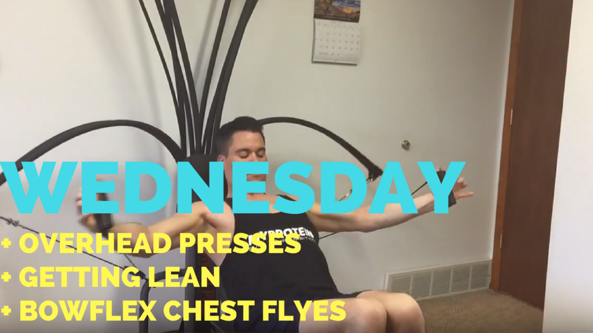 Wasting Time in the Car + Overhead Presses + Getting Lean + Bowflex Chest