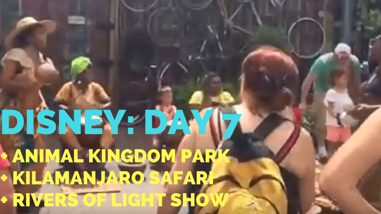 Disney Vacation Day #7: Animal Kingdom + Kilamanjaro Safari + Rivers of Light