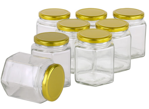 glass honey jars at wholesale