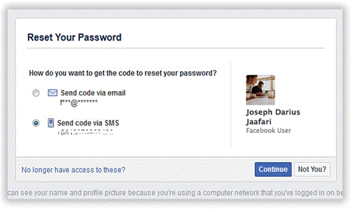facebook not sending code