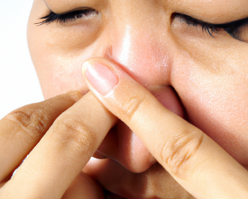 how to relieve sinus pressure with fingers